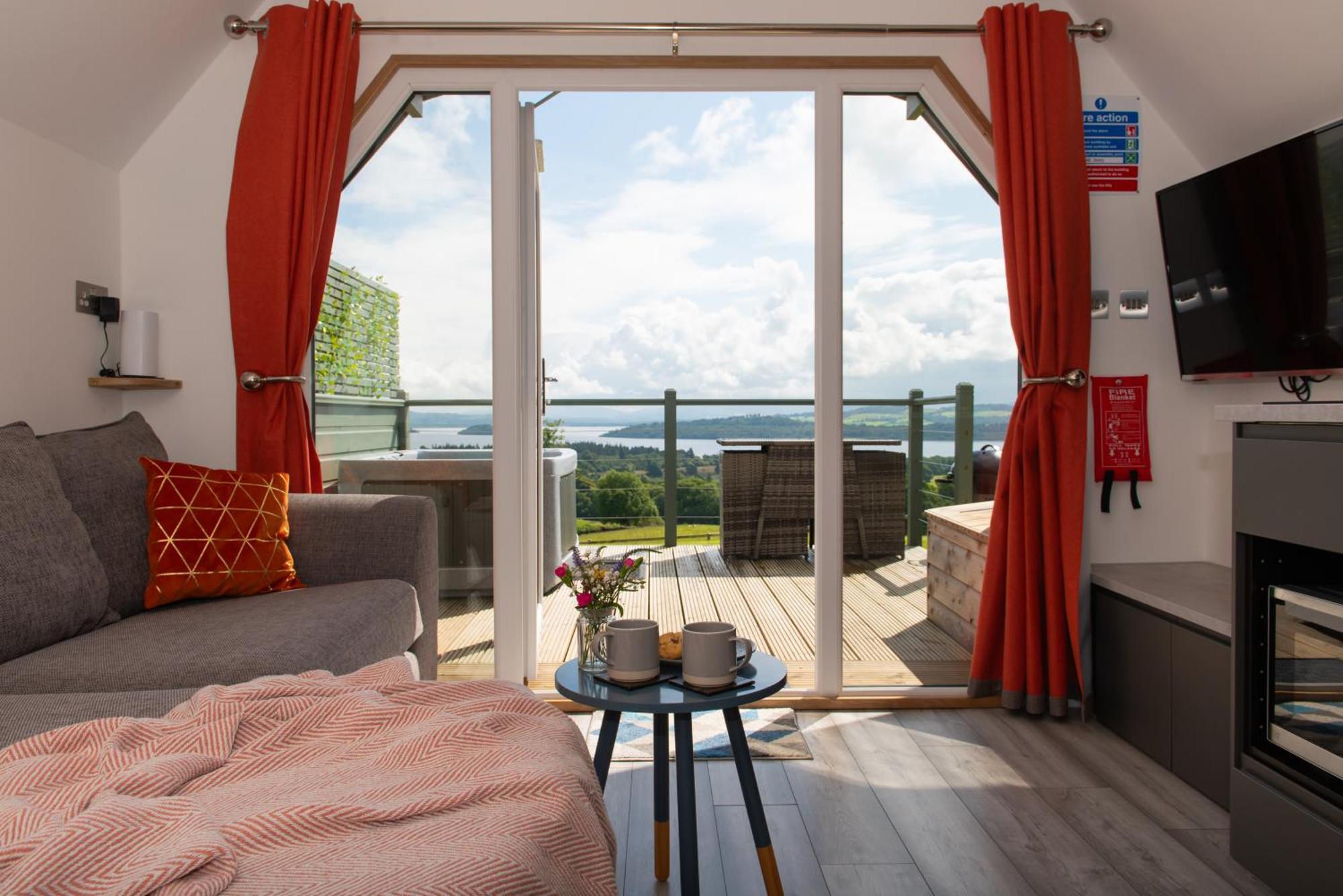 Bonnie Barns - Adults Only Luxury Lodges With Hot Tubs Luss Exterior foto